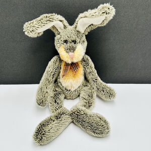 VTG Hamilton Bunny Rabbit Jointed Russ Berrie Stuffed Plush 21" Tip of Ears